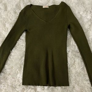 Green sweater